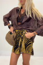 camicia con canotta in pizzo reina